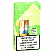 POD ������� Elf Bar - TE 6.000 - ������ ����� - ����� - 2% - (1 ��.)