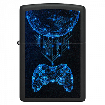��������� Zippo 48912 - Gaming - Black Matte