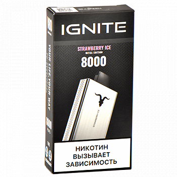 ���� Ignite V80 (8.000 �������) - Strawberry Ice - (1 ��.)