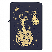 ��������� Zippo 46423 -  Lost in Space - Navy Matte