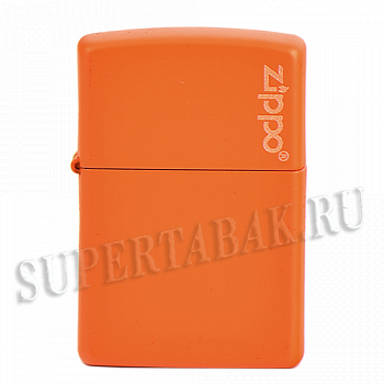  Zippo 231 ZL - Orange Matte Zippo Logo