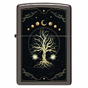  Zippo 48636 - Mystic Nature Design - Black Ice