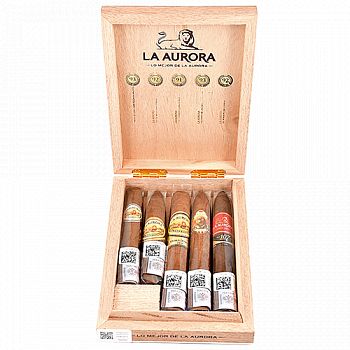 ����� ����� La Aurora Lo Mejor Wooden Box (5 ��. )