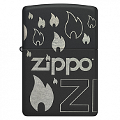 ��������� Zippo 48908 - Classic ZIPPO - Black Matte
