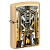 ��������� Zippo 46585 - Art Deco Flame - High polish Brass
