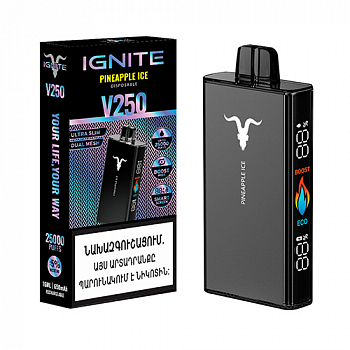 ���� Ignite V250 Black (25.000 �������) - Pineapple Ice - (1 ��.)