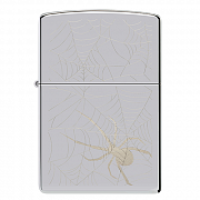  Zippo 48767 - Spider Design - High polish Chrome