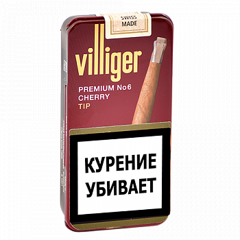 ��������� Villiger - Premium �6 - Tip Cherry (10 ��.)