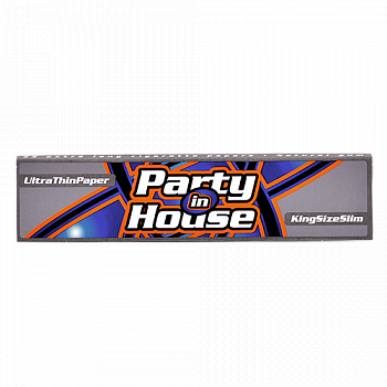 ������ ������������� Party in House - King Size Slim - Ultra Thin Silver