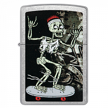 ��������� Zippo 48911 - Skateboard Design - Street Chrome