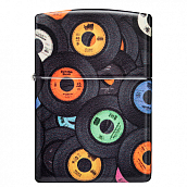 ��������� Zippo 48770 - Records Design - 540 Matte