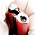 ��������� �������� Adorini - Single Jet Turbo Lighter - Red/Silver - ���.15445 (15094)