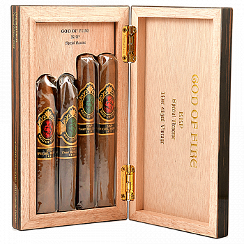 ����� ����� God of Fire - KKP Never Back Down - Special Reserve Set - Macassar Ebony (4 ��.)