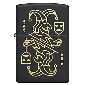 ��������� Zippo 46290 - Masked Joker - Black Matte