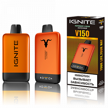 ���� Ignite V150 (15.000 �������) - Peppermint & Cream - (1 ��.)
