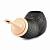  Astra 265 - Reverse Calabash Bent Apple - Morta Black Blast Cream ( )