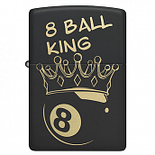 ��������� Zippo 46291 - Billiards Champion - Black Matte