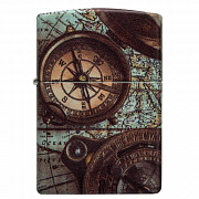 ��������� Zippo 49916 - Compass Design - 540 Matte