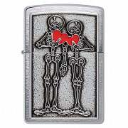  Zippo 48688 - Couple Love - Brushed Chrome