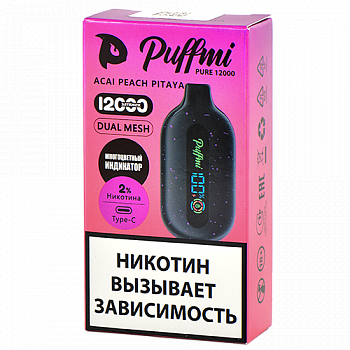 POD- Puffmi - Pure 12.000  - Acai - Peach - Pitaya (1 .)