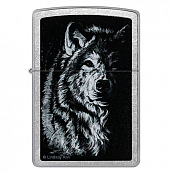��������� Zippo 46149 - Shadow Wolf - Street Chrome