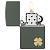 ��������� Zippo 49796 - Four Leaf Clover - Green Matte