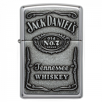 ��������� Zippo 250JD.427 - Jack Daniels - High Polish Chrome
