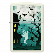  Zippo 48727 - Spooky Design - Glow in the Dark Green