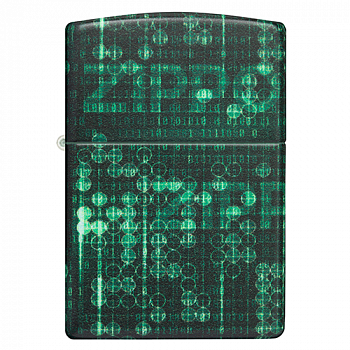  Zippo 48408 - Pattern - Glow In The Dark Green