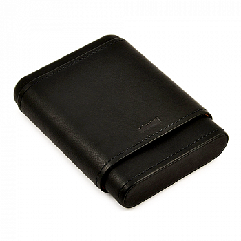 ������ ��� 3 ����� Adorini  - Real Leather Case for 3 Cigars Black 6914