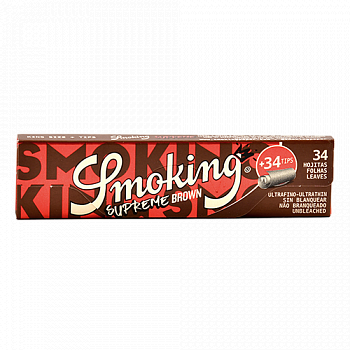 ������ ������������� Smoking Supreme Brown King Size + Filter Tips (34 ��.)