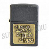 ��������� Zippo 362 Black Crackle� - W/Brs Emblem ZippoZippoZippo