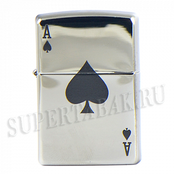 ��������� Zippo 24011 - Ace - High polish Chrome