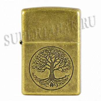 ��������� Zippo 29149 - Tree of Life - Antique Brass