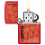 ��������� Zippo 46487 - Made in USA - Red Matte