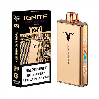 ���� Ignite V250 Gold (25.000 �������) - Black Currant - Needles - (1 ��.)