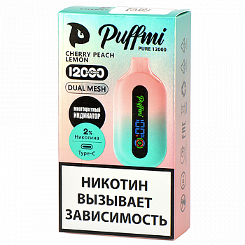 POD- Puffmi - Pure 12.000  - Cherry - Peach - Lemon (1 .)