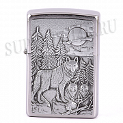  Zippo 20855 - Timberwolves - Brushed Chrome