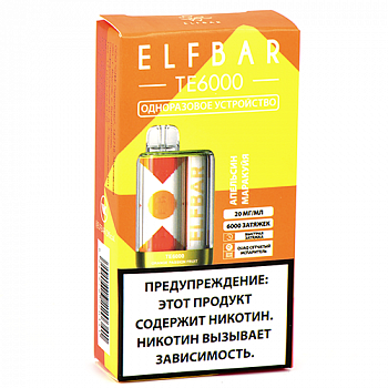 POD ������� Elf Bar - TE 6.000 - �������� - �������� - 2% - (1 ��.)