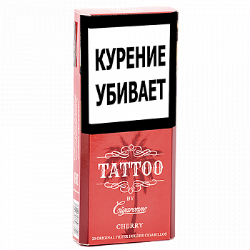  Cigaronne Tattoo - Cherry Super Slims (20 .)