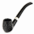  Peterson Junior SandBlast - Silver Mounted Bent Billard ( )