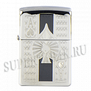  Zippo 24196 - Ace - High Polish Chrome