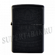 ��������� Zippo 29989 - Tone On Tone Design - Black Matte