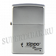  Zippo 205 - Footprints - Satin Chrome