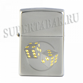  Zippo 29412 - Dice - Satin Chrome