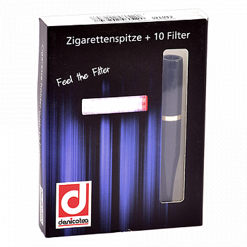 �������� Denicotea Holder 20234 Slimline Black/Gold Ring
