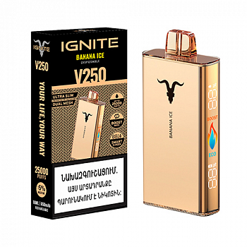 ���� Ignite V250 Gold (25.000 �������) - Banana Ice - (1 ��.)