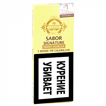 ��������� Sabor Signature - Wood Tip - Sweet Vanilla (5 ��.)