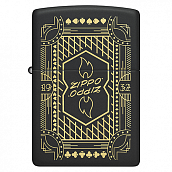��������� Zippo 46483 - Lines - Black Matte